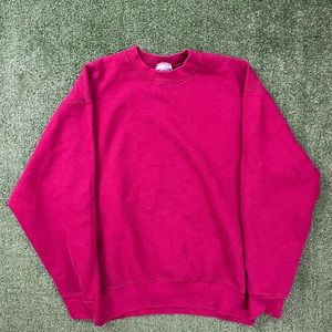 Vintage Red Fruit of the loom Blank crewneck